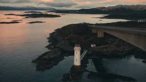 Bridge that links Skye with Mainland Scotland
