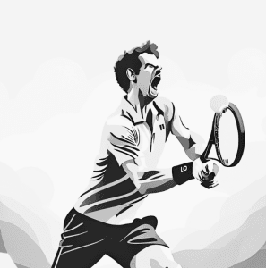 AI Generated pic of Andy Murray - by Caroline Weir using Canva