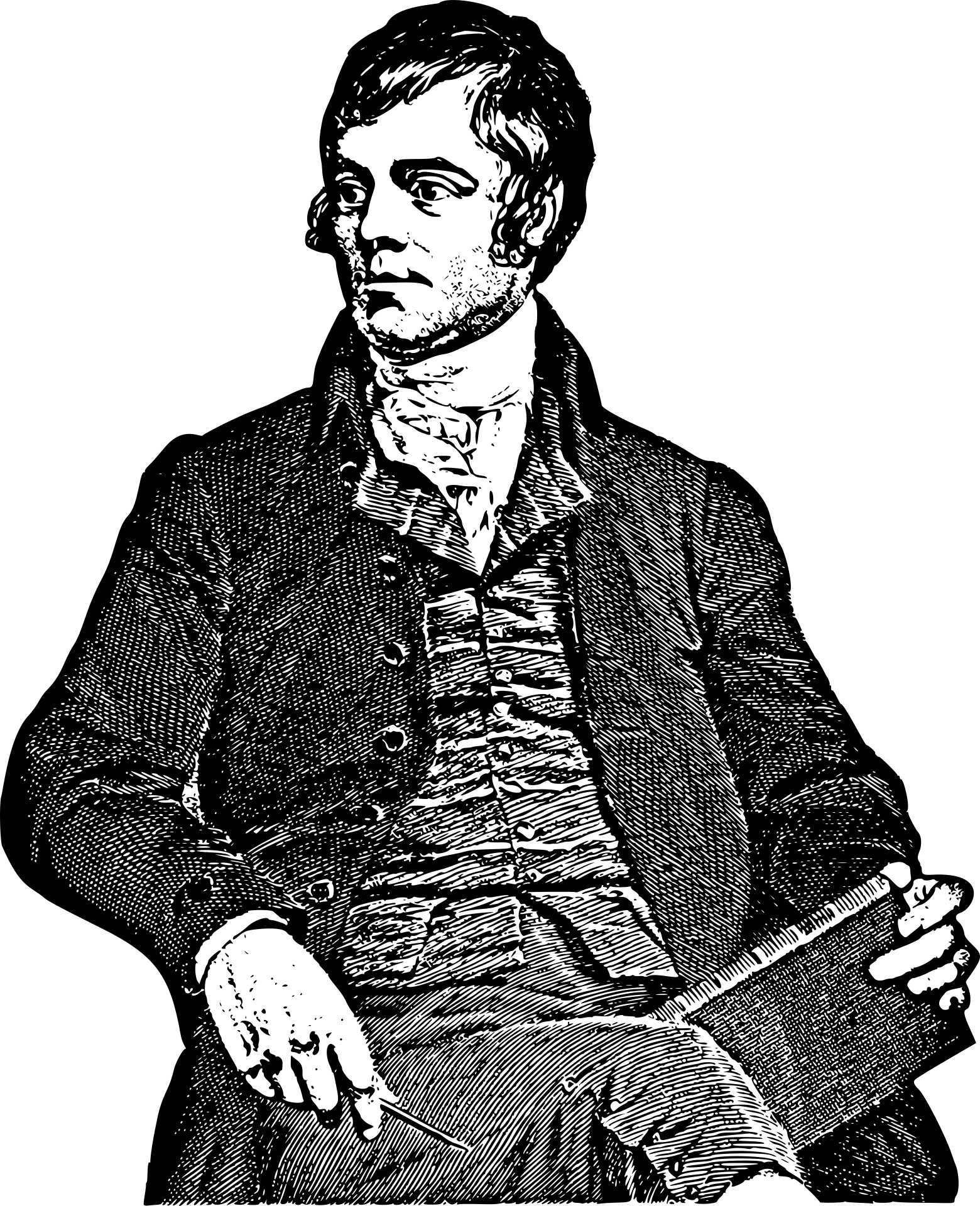 illustration of Robert Burns