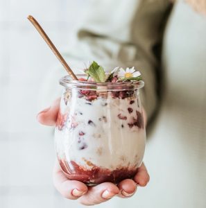 cranachan fruit dessert