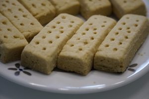 shortbread on a plate