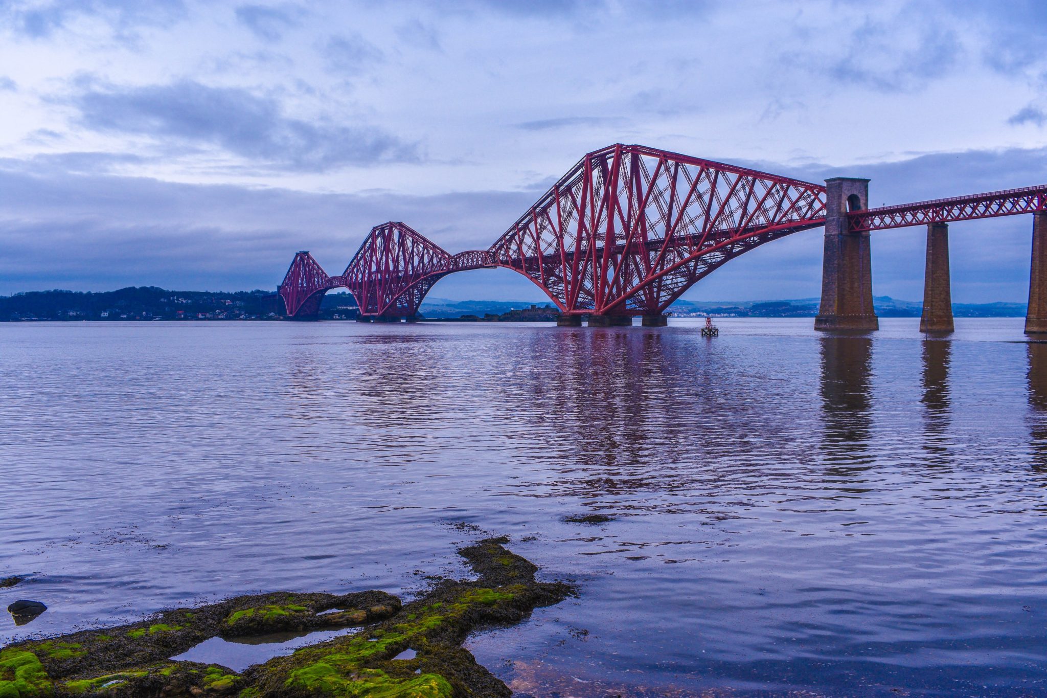 Rail Bridge over stretch of water